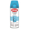 Krylon Soft Blue Solvent Cleanup Smooth Translucent Stained Glass Spray Paint 11.5 oz.