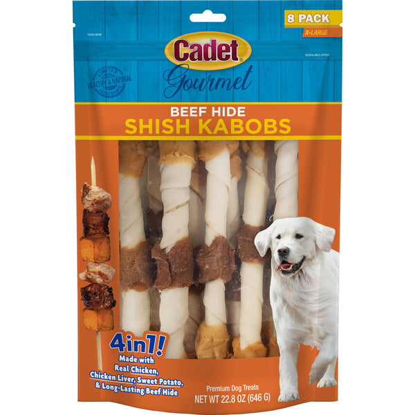 Brochetas de piel de res gourmet Cadet 4 en 1