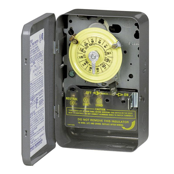 Temporizador mecánico para interiores Intermatic de 24 horas, 120 V, gris - Oferta de la semana