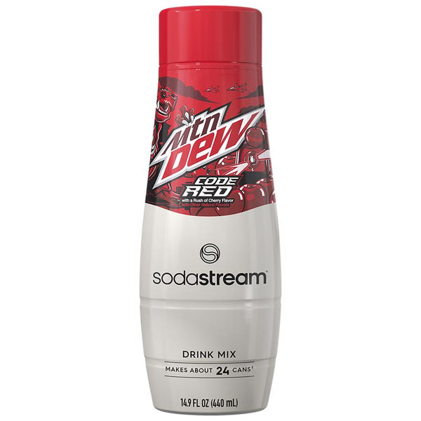 SodaStream Mountain Dew Code Red Cherry Soda Mix 440 ml 1 pk (Pack of 4)