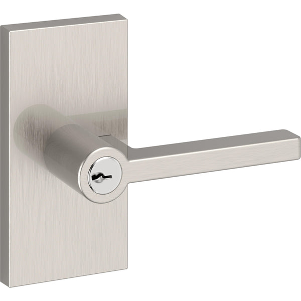 EN.SQU.CFR.150.6L.DS.CKY.KD Square / Contemporary 5" Rose Entry - Satin Nickel