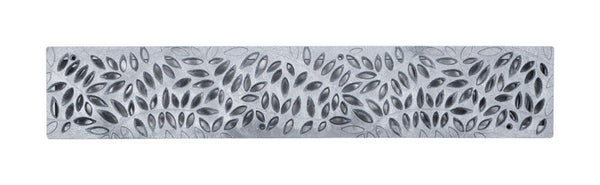 Rejilla de canal de poliolefina rectangular gris NDS Spee-D de 24 pulgadas - Oferta de la semana