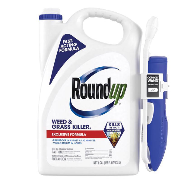 Herbicida y eliminador de malezas Roundup, líquido listo para usar, 1 galón