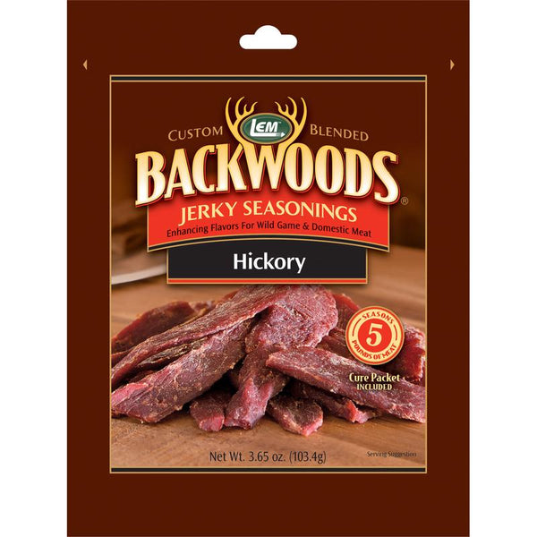 Condimento para cecina de nogal LEM Backwoods, 3,65 oz, en caja (paquete de 6)