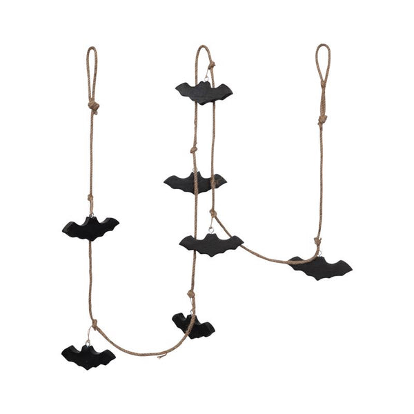 Creative Co-Op Jute Rope Bats Garland (Pack of 6)