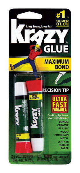 Krazy Glue High Strength Polyvinyl acetate homopolymer Advanced Formula Gel 14 oz
