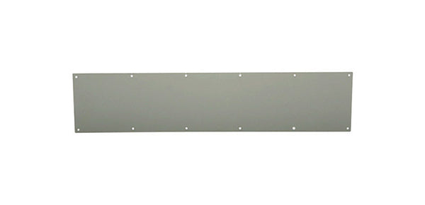 Placa de empuje de acero inoxidable gris satinado de Ives by Schlage, 1 pieza