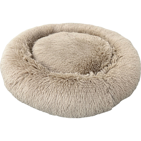 Cama redonda de piel sintética Spot Sleep Zone