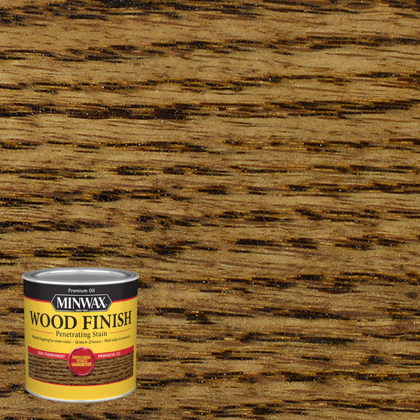 Minwax Wood Finish Semi-Transparent Provincial Oil-Based Wood Stain 0.5 pt.