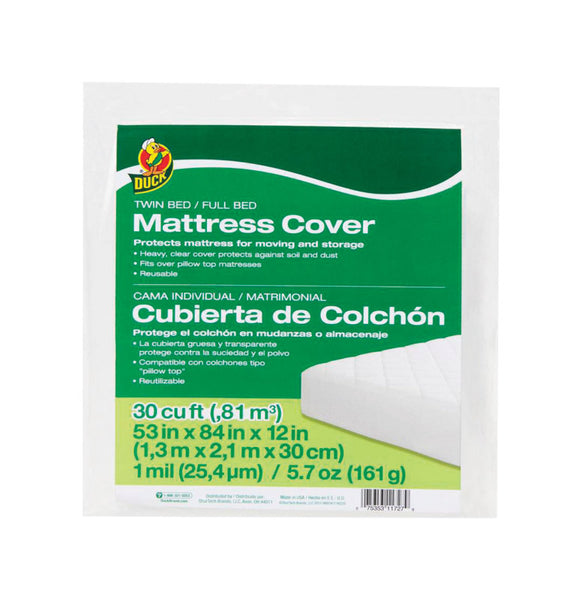 Funda de colchón de plástico transparente Duck Full