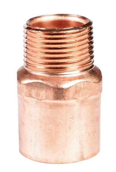 Adaptador de tubería de cobre NIBCO de 1 pulg. x 3/4 pulg. de diámetro MIP (paquete de 1) - Oferta de la semana