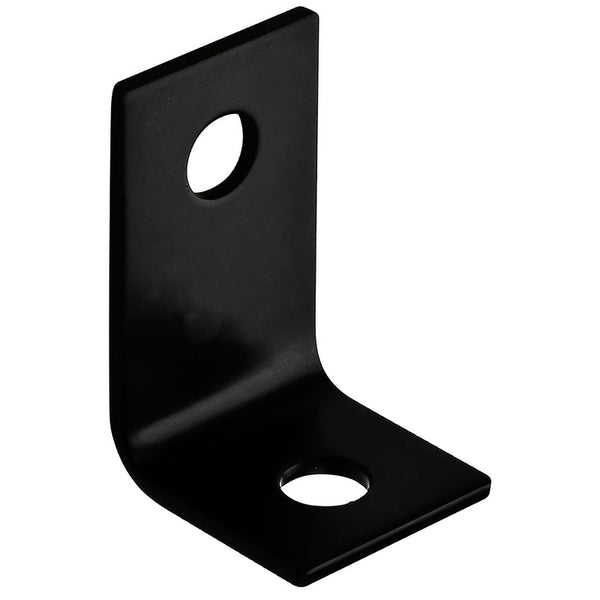 Hampton Black Steel Offset Leg Corner Brace (Pack of 20)