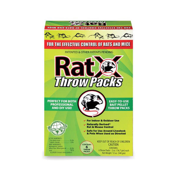 Paquete de pellets de cebo no tóxicos RatX para ratones y ratas