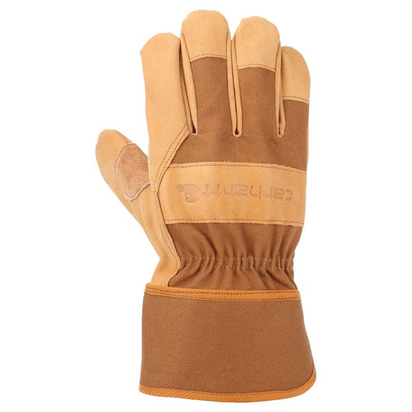 Carhartt Men's Indoor/Outdoor Work Gloves Brown L 1 pair