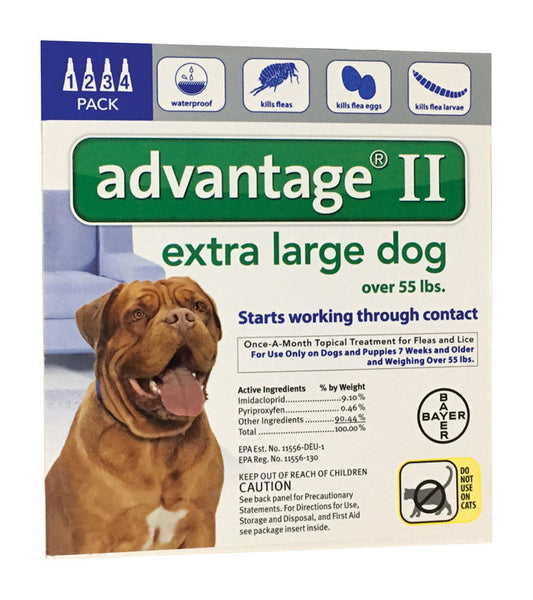 Elanco Advantage II Liquid Dog Flea Drops 0.54 oz