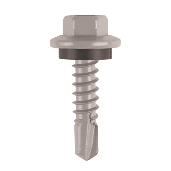 Teks Elite No. 12 X 1-1/2 in. L Hex Drive Hex Washer Head Roofing Screws 75 pk