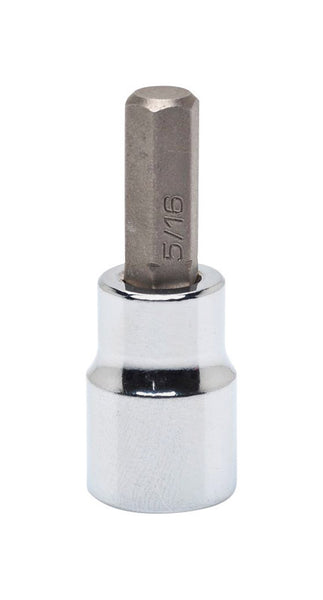 Dado con punta hexagonal estándar de 6 puntas, métrico, de 10 mm x 3/8 pulg., en forma de media luna, 1 pieza