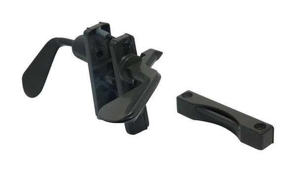 Barton Kramer Bronze Black Aluminum InSwing Latch 1 pk