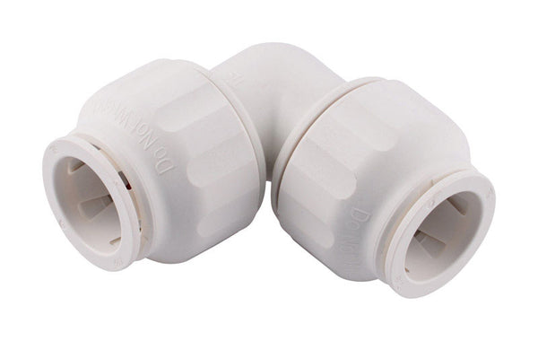 Codo de unión CTS de 3/4 pulg. x CTS de 3/4 pulg. de diámetro SharkBite Quick Connect con conexión a presión