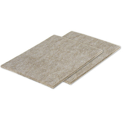 Felt Pad Sheets, Self-Adhesive, Tan, 4.5 x 6-In., 2-Pk.