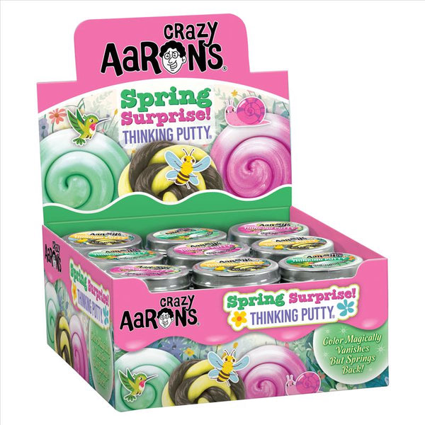Crazy Aaron's Spring Surprise Thinking Putty Assorted (Pack of 36)