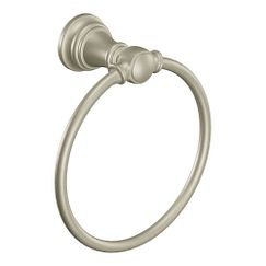 BRUSHED NICKEL TOWEL RING