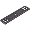 Placa posterior para perilla de gabinete Arts & Crafts, bronce vintage de Stone Harbor Hardware