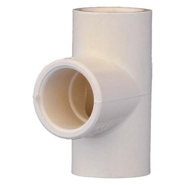 Charlotte Pipe FlowGuard Schedule 40 - Conector en T de CPVC de 1/2 pulg. x 1/2 pulg. de diámetro (paquete de 25)
