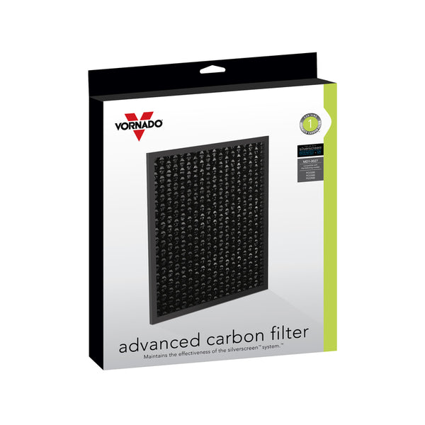 Filtro de carbón rectangular Vornado PCO375DC/PCO575DC de 11,9 pulg. de alto x 10,3 pulg. de ancho, paquete de 1