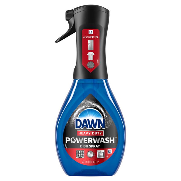 Limpiador líquido lavavajillas Dawn Powerwash Heavy Duty con aroma fresco, 16 oz (paquete de 6)