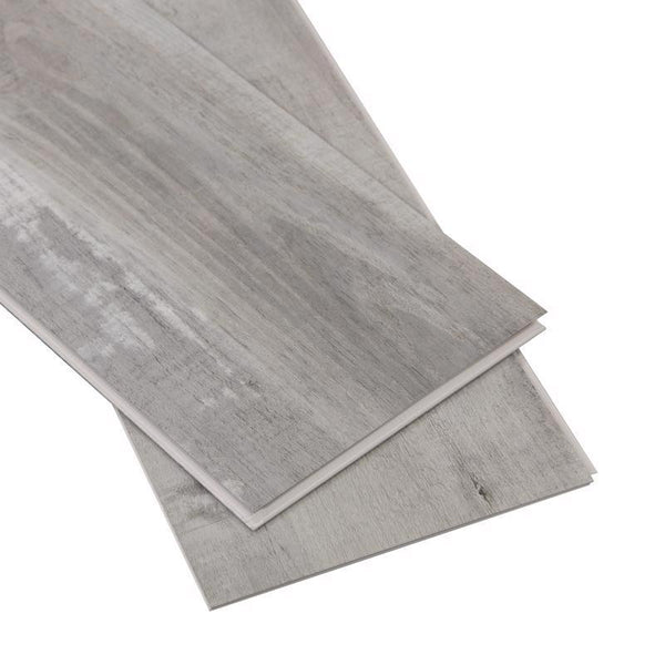 Cali Floors Builder's Choice 7.12 in. W X 48 in. L Gray Ash Vinyl Plank Flooring 23.77 sq ft