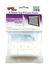 Gancho de seguridad para cuadros Quake Hold Ready America, recubierto de plástico blanco, 100 lb, paquete de 4
