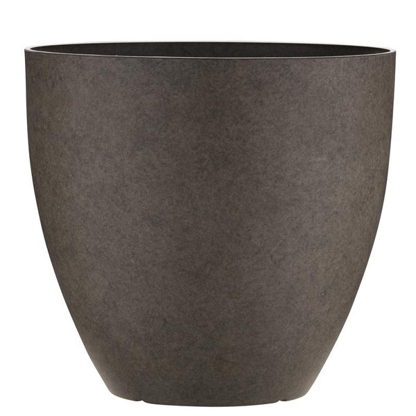 Southern Patio 12 in. H X 13 in. D Resin Egg Planter Graystone (Pack of 6)