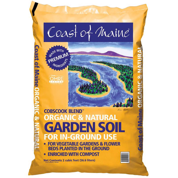 Coast of Maine Cobscook Blend Organic Fruit and Vegetable Garden Soil 2 ft