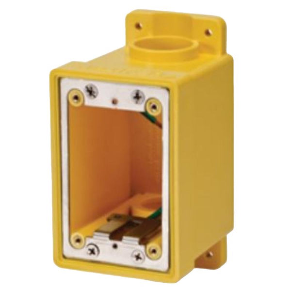CAJA FD PVC AMARILLA 26 CU IN