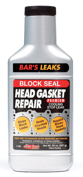 Bar's Leaks Block Seal Head Gasket Sealant Head Gasket Repair 20 oz