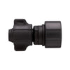 Adaptador universal de manguera a grifo Orbit 67469 de 1/2 pulgada, color negro