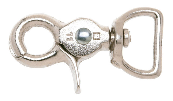 Cadena Campbell de 5/8 pulg. de diámetro x 2-1/2 pulg. de largo, de hierro niquelado, con gatillo y 70 lb (paquete de 10)