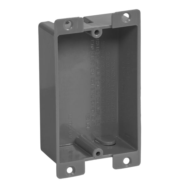 CAJA 1GNG PVC RECT 8CUIN