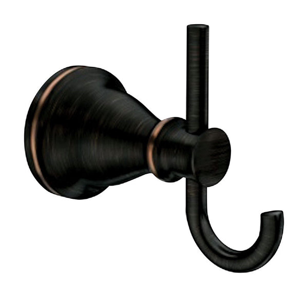 Gancho para bata de bronce mediterráneo de 2 in de ancho x 2,34 in de largo de Moen Hilliard