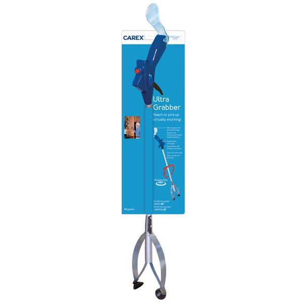 Marcas de salud Carex Blue Ultra Grabber, paquete de 1