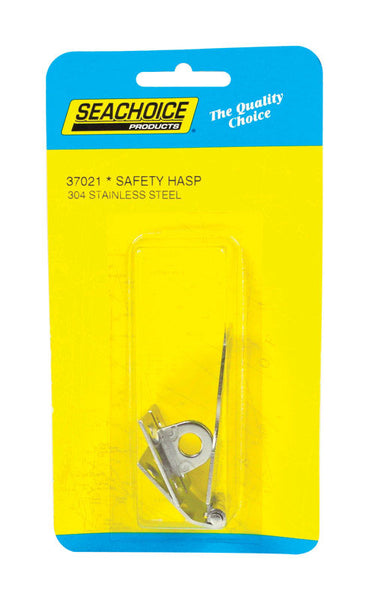Pasador de seguridad con ojo fijo Seachoice de acero inoxidable pulido de 2-7/8 pulg. de largo y 1 pulg. de ancho, paquete de 1