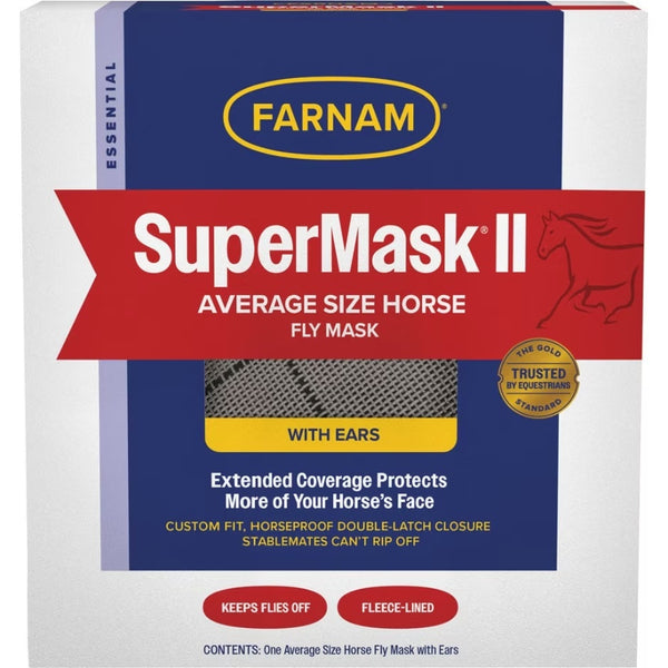 Máscara antimoscas SuperMask II con orejas