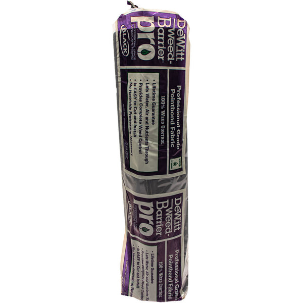 Pro 3 x 300-Ft. Black Weed Barrier Professional-Grade Landscape Fabric