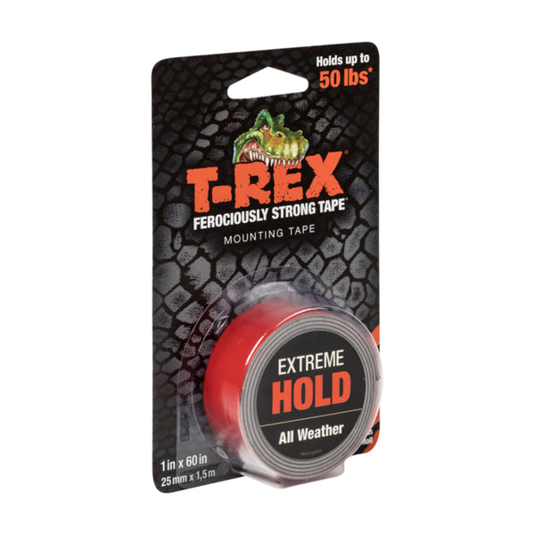 T-Rex Extreme Hold 60 in. L X 1 in. W Double-Sided Mounting Tape