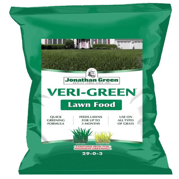 Alimento para césped multiusos Jonathan Green Veri-Green Lawn Food para todo tipo de césped 15000 pies cuadrados