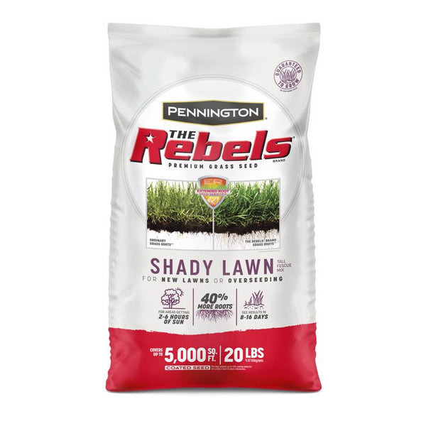 Semillas de césped de festuca alta The Rebels de Pennington, para sombra parcial o sol, 20 lb