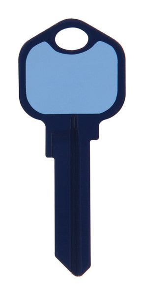 Llave en blanco universal para casa o candado Hillman Write-On-It (paquete de 8).