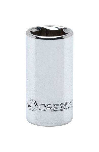 Dado estándar de 6 puntas SAE con impulsor de media luna de 1/2 pulg. x 1/4 pulg., 1 pieza