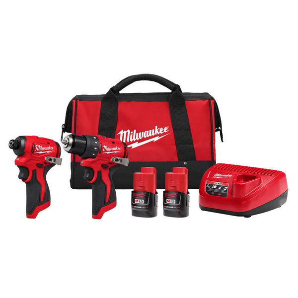 Kit combinado de 2 herramientas inalámbricas sin escobillas Milwaukee M12